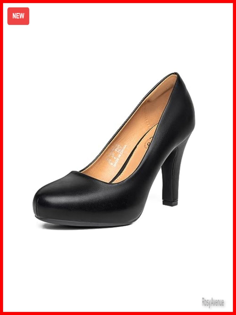 High Heel Platform Pumps Round Toe Dress Office Wedding Shoes for Women